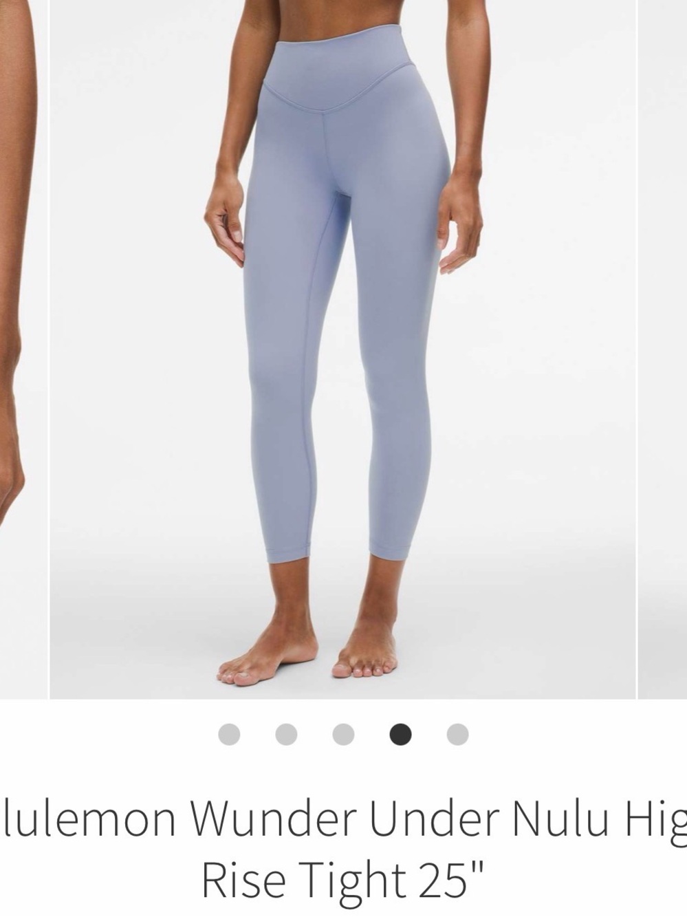 Lululemon Wonder Under Nulu High-Rise Tight 25”